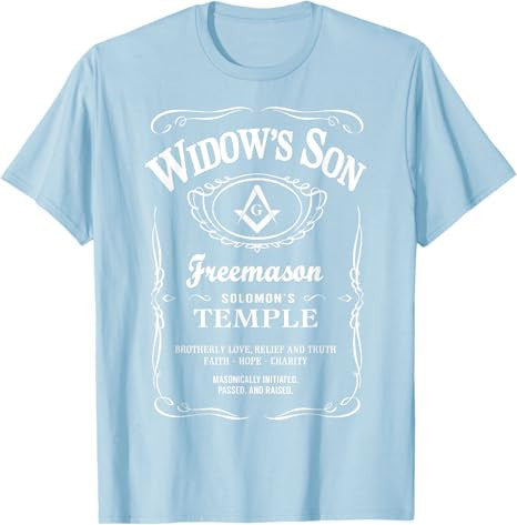 Widow's Son T-shirt Freemason T-Shirt - FUKAMASONIC