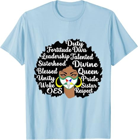 Sistar With OES Face Mask the Eastern Star Mother's Day T-Shirt - FUKAMASONIC