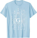 Structure of Freemasonry Square and Compass Diagram T-Shirt - FUKAMASONIC