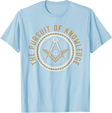 Freemason Masonic Fraternal Square & Compass Freemasonry T-Shirt - FUKAMASONIC