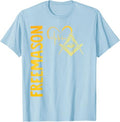 Masonic Freemasonry Fraternal Square Compass Freemasonry T-Shirt - FUKAMASONIC