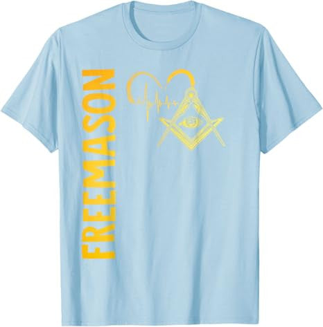 Masonic Freemasonry Fraternal Square Compass Freemasonry T-Shirt - FUKAMASONIC
