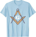 Masonic Square and Compass Freemason T-Shirt - FUKAMASONIC