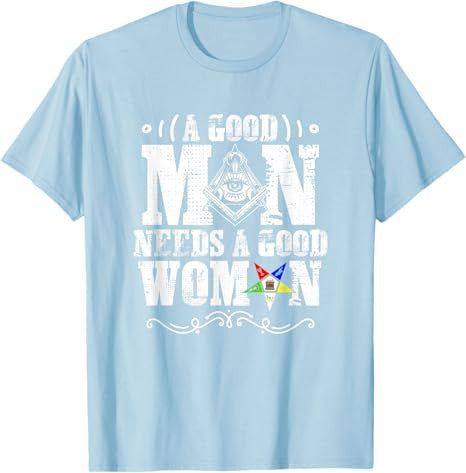 Freemasons OES Woman Masonry Freemasonry Masonic Freemason T-Shirt - FUKAMASONIC