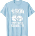 Masonry Freemasonry Masonic Don't Underestimate A Freemasons T-Shirt - FUKAMASONIC