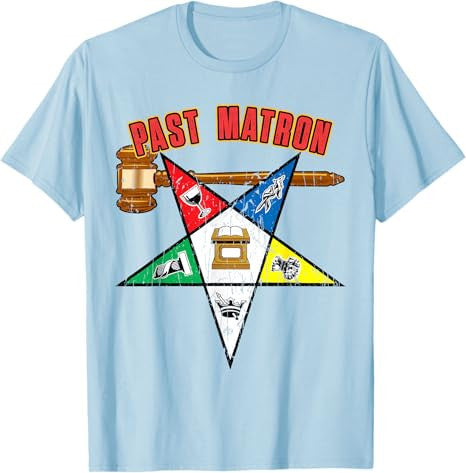 OES Past Matron Vintage Order of Eastern Star Thanksgiving T-Shirt - FUKAMASONIC