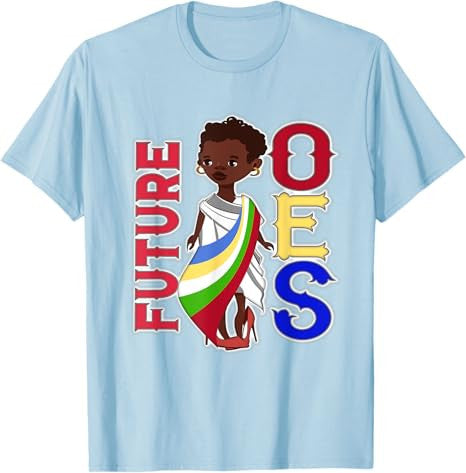 Order Of The Eastern Star Future OES Ring Sisters of Color T-Shirt - FUKAMASONIC