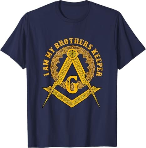 Brother Keepers Protect Compass Masonic Gift T-Shirt - FUKAMASONIC