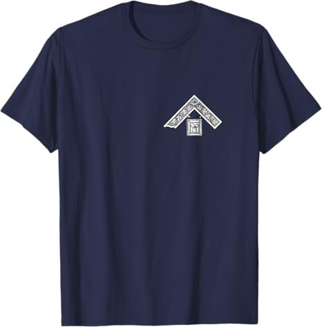 Masonic past master jewel symbol - Master mason Freemasonry T-Shirt - FUKAMASONIC