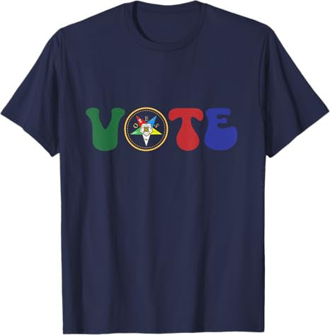 OES vote for Order of the eastern star sistar T-Shirt - FUKAMASONIC