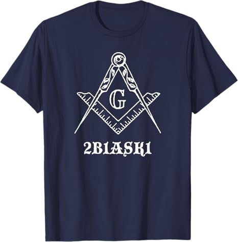 2B1ASK1 Freemason symbol T-Shirt - FUKAMASONIC