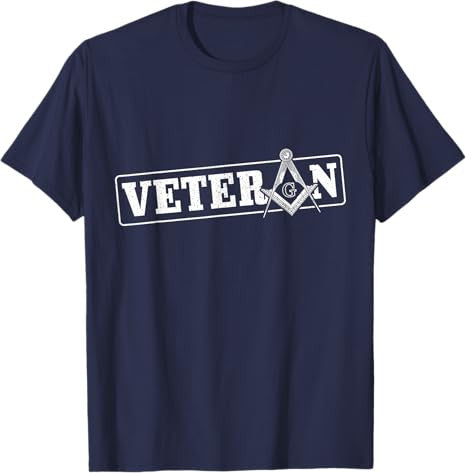 Mason Veteran Freemason Masonic Veterans Day T-Shirt - FUKAMASONIC