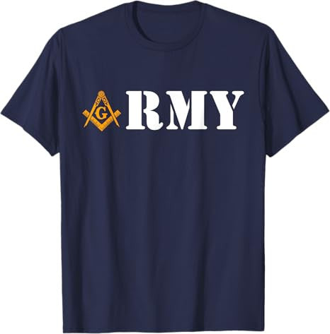 Army Armed Forces Flag Day Masonic Father's Day T-Shirt - FUKAMASONIC