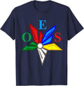 OES Star Color Emblem of The Eastern Star Thanksgiving Gift T-Shirt - FUKAMASONIC