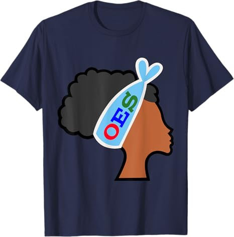 OES Head Band Afro Sister the Eastern Star Parents' Day T-Shirt - FUKAMASONIC