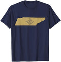 Tennessee Freemason T Shirt With Masonic Symbols - FUKAMASONIC