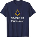 Grumpy old Past Master Funny Freemason symbol masonic lodge T-Shirt - FUKAMASONIC