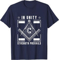 Freemasonry Strength Prevails Proud Masonic T-Shirt - FUKAMASONIC