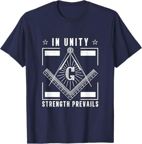 Freemasonry Strength Prevails Proud Masonic T-Shirt - FUKAMASONIC