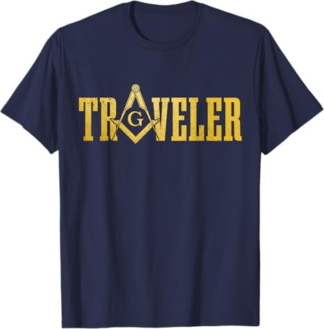 Masonic Masonic Square and Compass Travel T-Shirt - FUKAMASONIC