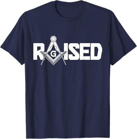 Mason Raised Square & Compass Freemason Masonic T-Shirt - FUKAMASONIC