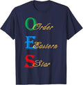 OES Words Sister Brother Beautiful Order of the Eastern Star T-Shirt - FUKAMASONIC
