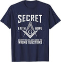 Its Not A Secret Masonic Master Square And Compass Freemason T-Shirt - FUKAMASONIC
