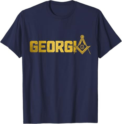 Georgia Mason Atlanta Freemason Masonic Square & Compass T-Shirt - FUKAMASONIC