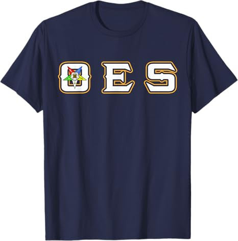 OES Words Star Order of Eastern Star Thanksgiving Christmas T-Shirt - FUKAMASONIC