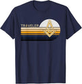Compass Traveling T-Shirt - FUKAMASONIC