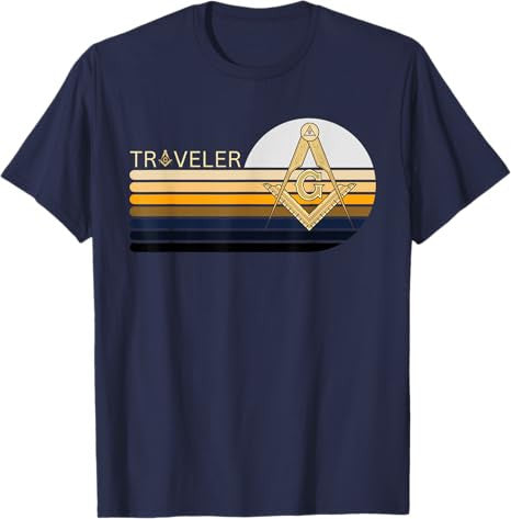 Compass Traveling T-Shirt - FUKAMASONIC
