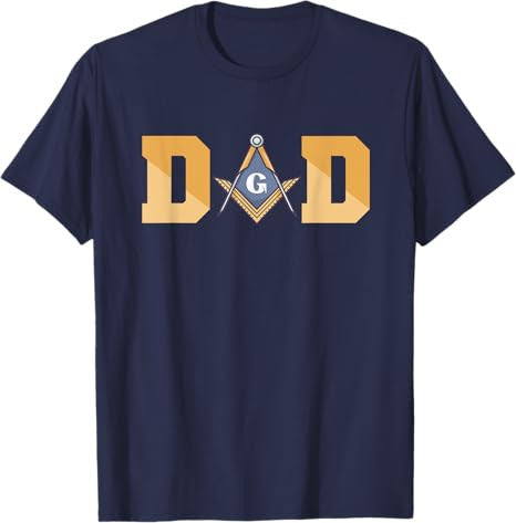 DAD Masonic Sign Father's Day Gift Freemasonry T-Shirt - FUKAMASONIC