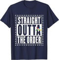 OES Straight The Order Eastern Star Thanksgiving Christmas T-Shirt - FUKAMASONIC