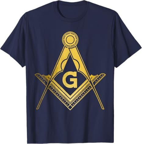 Mason Square & Compass Masonic Vintage Masonic T-Shirt - FUKAMASONIC