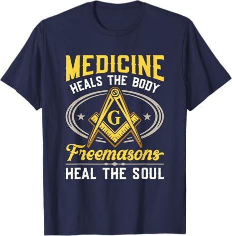 Heal The Soul Masonry Masonic Freemasons Freemasonry T-Shirt - FUKAMASONIC