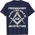 Freemasonry Architecture Square And Compasses T-Shirt - FUKAMASONIC