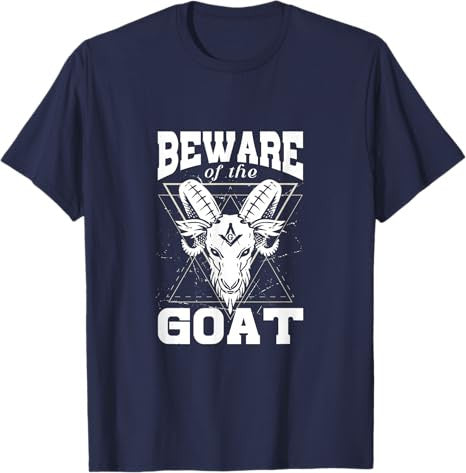 Beware of The Goat Illuminati Believer Freemason Freemasonry T-Shirt - FUKAMASONIC