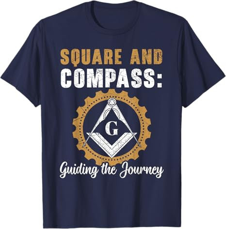 Fraternal Freemasonry Square Compass Freemason T-Shirt - FUKAMASONIC