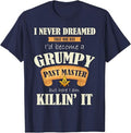 Grumpy Past Master - Masonic Gift / Gift For Freemasons T-Shirt - FUKAMASONIC
