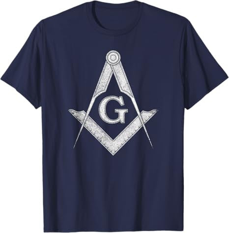 Vintage Masonic Square and Compass - Freemason T-Shirt - FUKAMASONIC