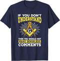 Freemason Quotes Masonry Masonic Freemasons Freemasonry T-Shirt - FUKAMASONIC