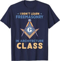 Freemasonry Design For Architects And Masons T-Shirt - FUKAMASONIC