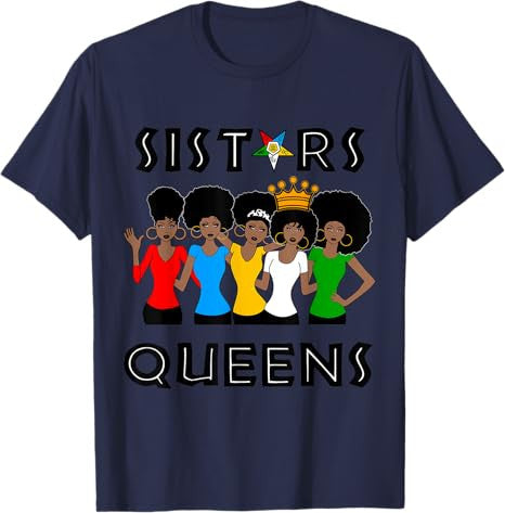 OES Sisters Queen Beautiful Crown Order of the Eastern Star T-Shirt