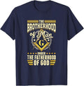 Brotherhood Of Man Masonry Masonic Freemason Freemasonry T-Shirt - FUKAMASONIC