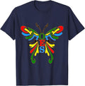 OES Butterfly Color of the Eastern Star Christmas T-Shirt - FUKAMASONIC