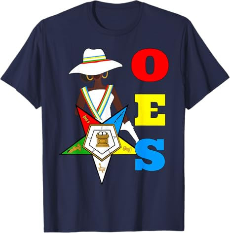 OES Sister Hats & Ribbon the Eastern Star Equality Day T-Shirt - FUKAMASONIC