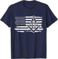 Mason Square & Compass Masonic US Flag Freemason T-Shirt - FUKAMASONIC