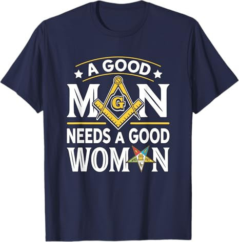 Freemasons OES Woman Masonry Masonic Freemason Freemasonry T-Shirt - FUKAMASONIC
