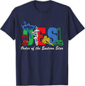 Adah Ruth Esther Martha Electa Symbols of OES Eastern Star T-Shirt - FUKAMASONIC