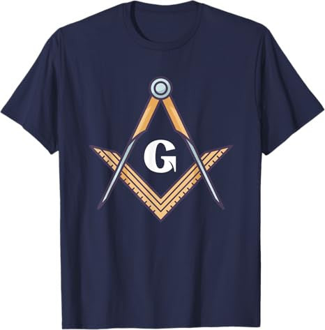 Masonic Square and Compass Freemason T-Shirt - FUKAMASONIC